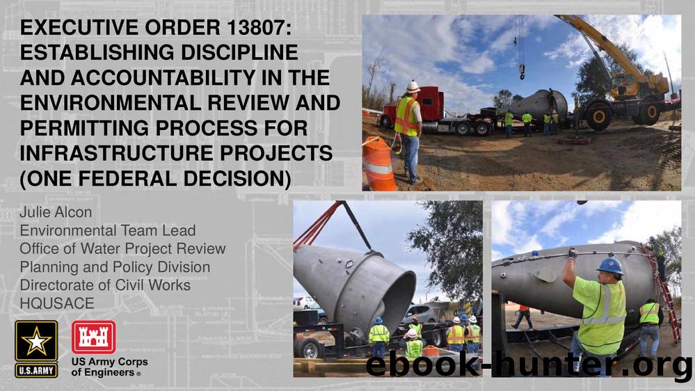 Overview of One Federal Decision (E.O. 13807) Requirements for Civil Works Planning Studies by Unknown