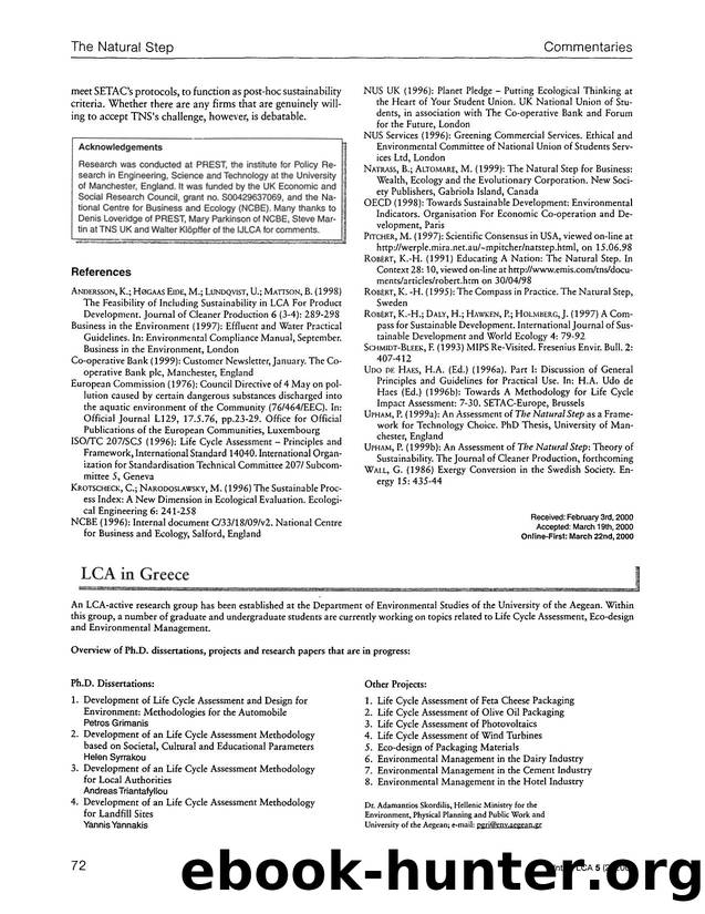 Overview of Ph.D. dissertations, projects and research papers that are in progress by Unknown
