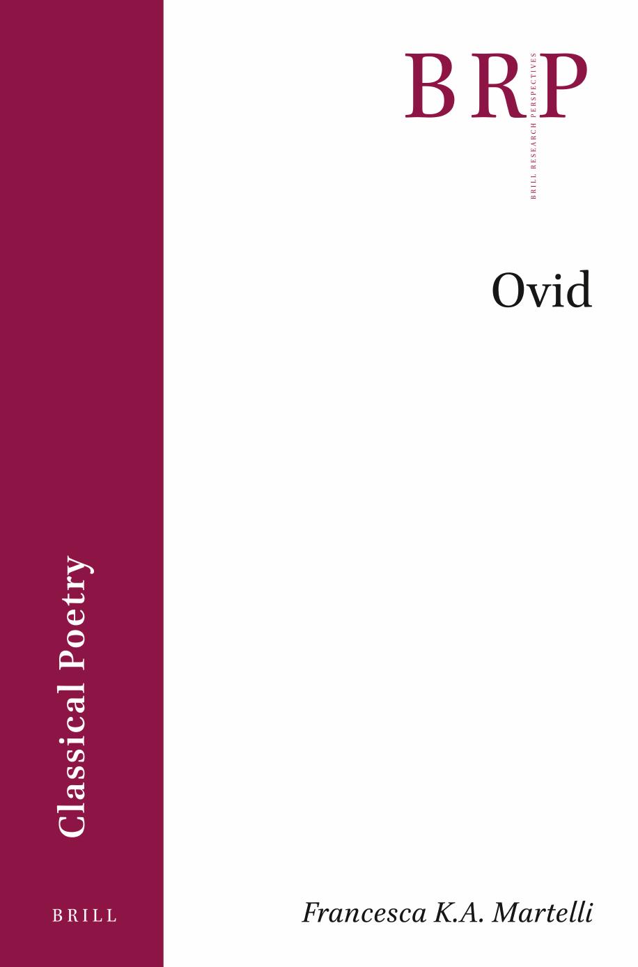 Ovid by Francesca Martelli