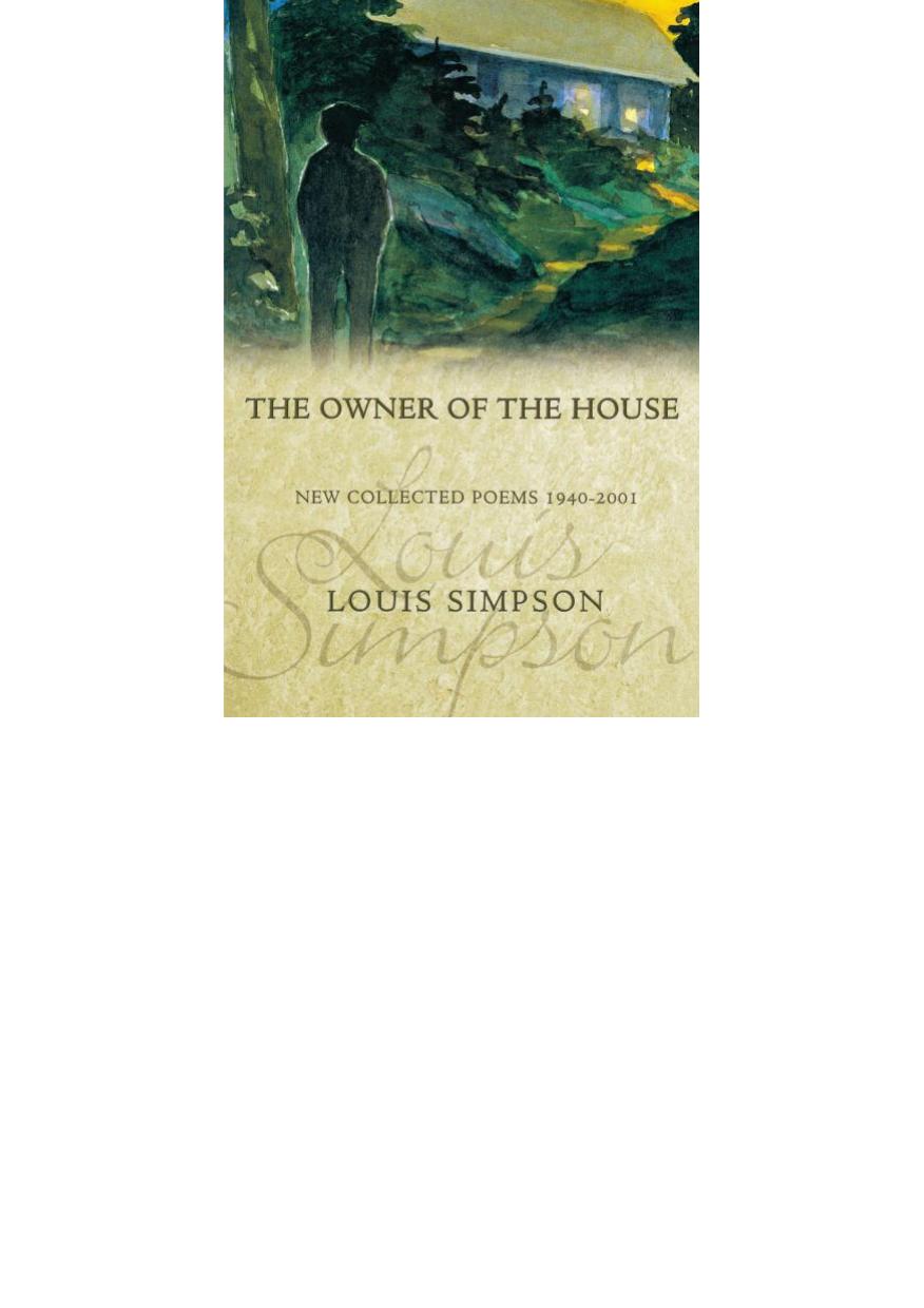 Owner of the House by Simpson Louis;