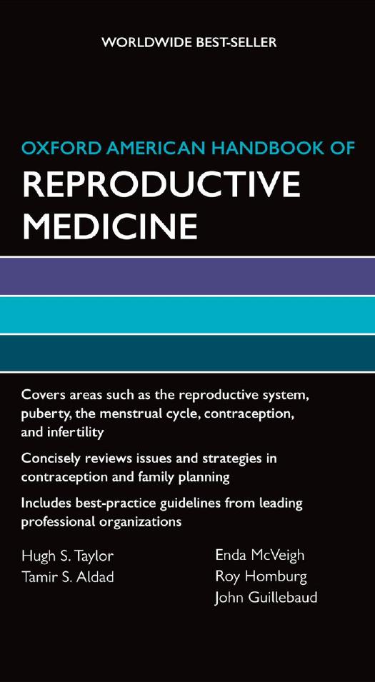 Oxford American Handbook of Reproductive Medicine by Hugh S. Taylor Tamir S. Aldad Enda McVeigh Roy Homburg John Guillebaud