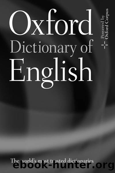 Oxford Dictionary of English by Oxford