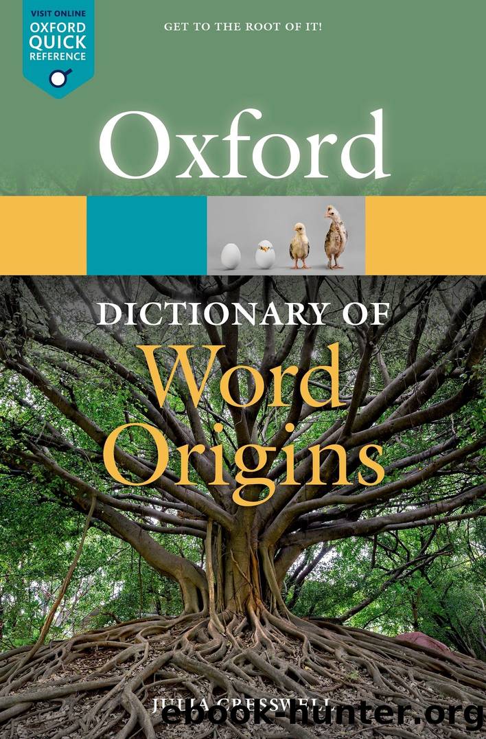 Oxford Dictionary of Word Origins (3rd Edition) by Julia Cresswell