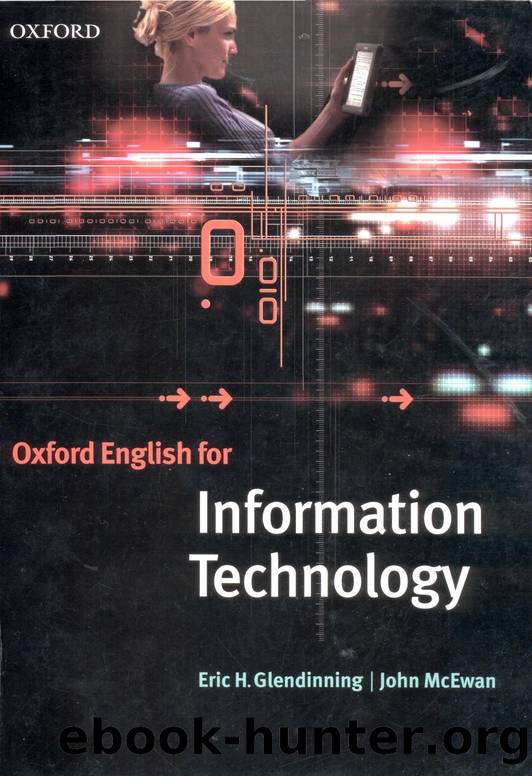 Oxford English for information technology by Eric H. Glendinning & John McEwan
