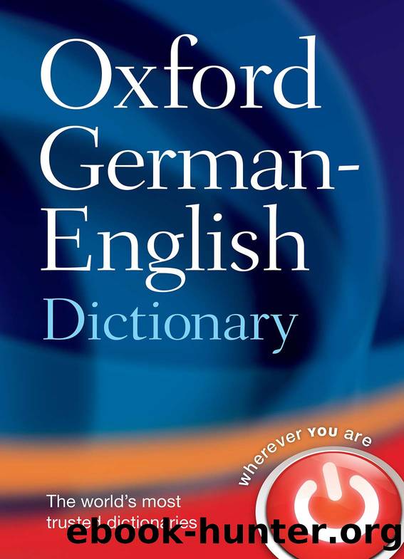 Oxford German - English Dictionary (German Edition) by Oxford University Press