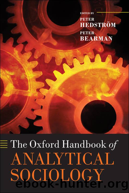 Oxford Handbook of Analytical Sociology by Hedström Peter; Bearman Peter;