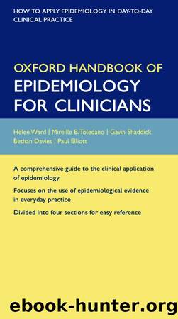 Oxford Handbook of Epidemiology for Clinicians (9780191654787) by unknow