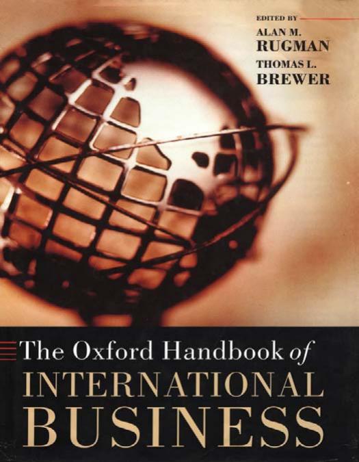 Oxford Handbook of International Business by Alan M. Rugman Thomas L. Brewer
