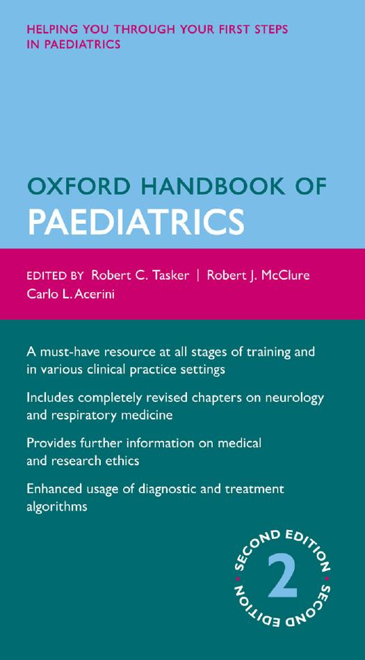 Oxford Handbook of Paediatrics by Second Edition