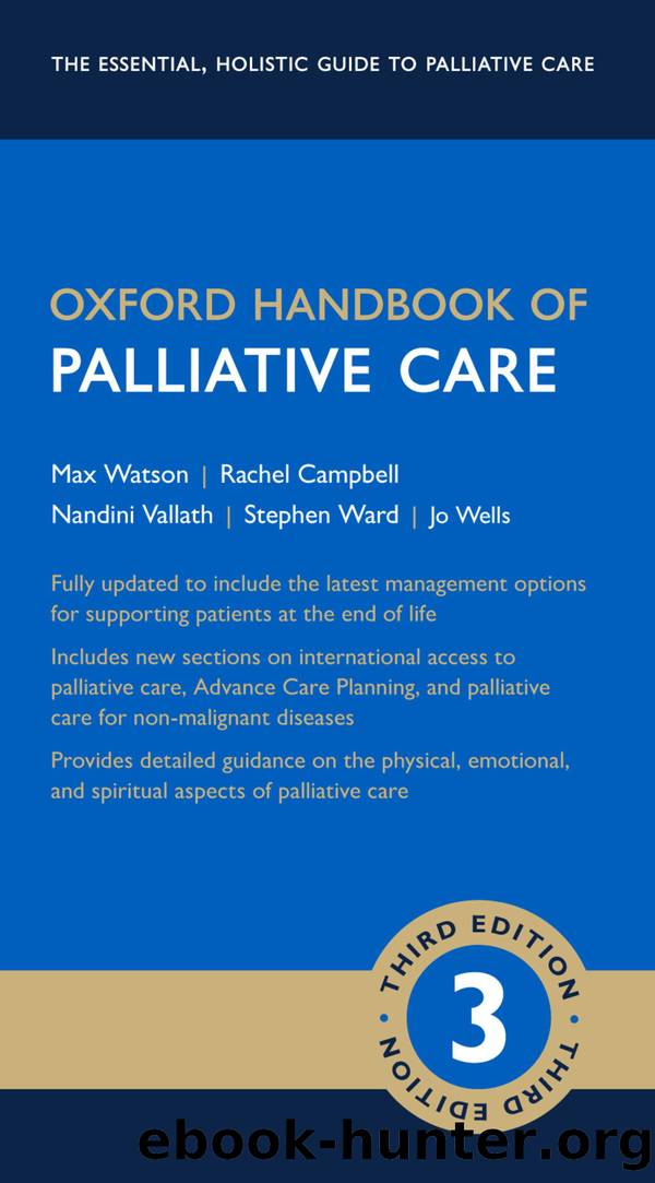 Oxford Handbook of Palliative Care (9780191062889) by unknow