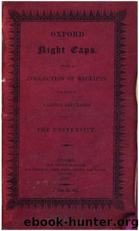 Oxford Night Caps by Richard Cook (1827) by Unknown