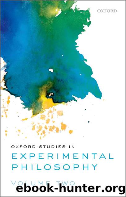 Oxford Studies in Experimental Philosophy, Volume 2 by Tania Lombrozo & Joshua Knobe & Shaun Nichols