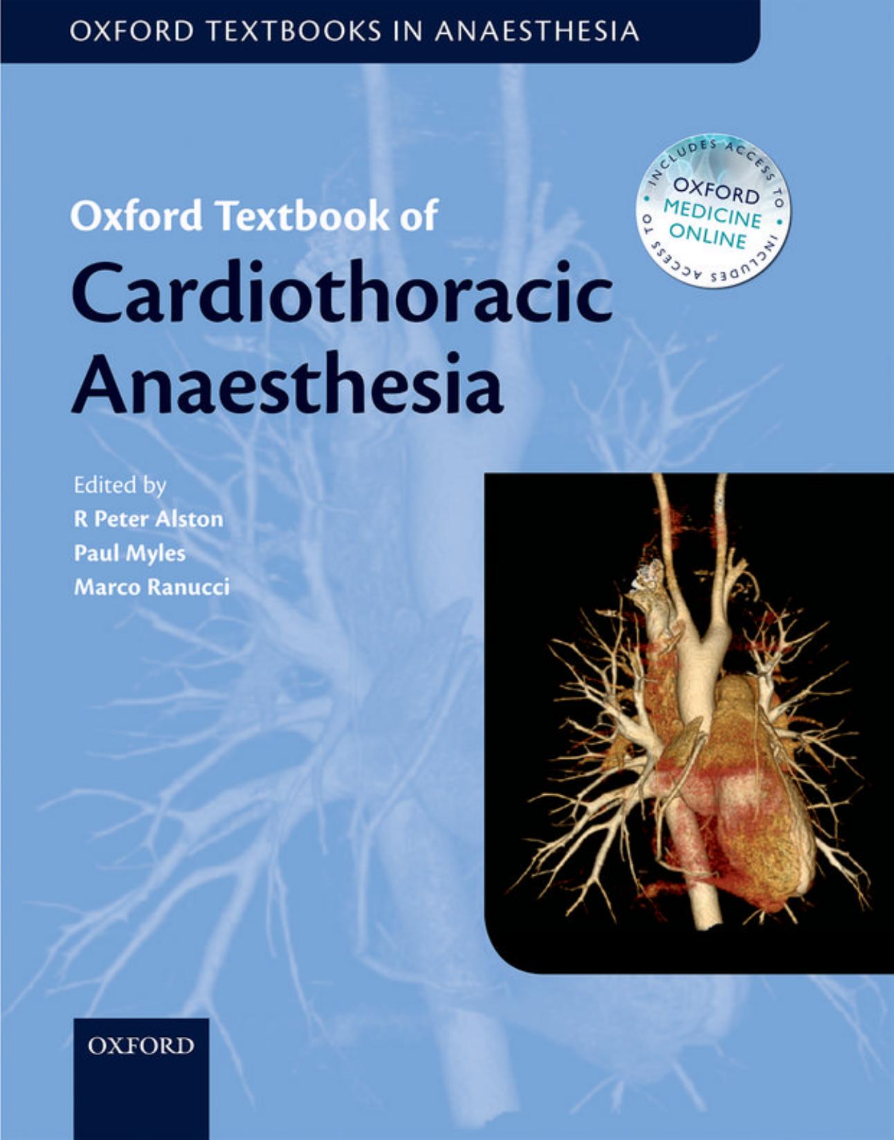 Oxford Textbook of Cardiothoracic Anaesthesia by Unknown