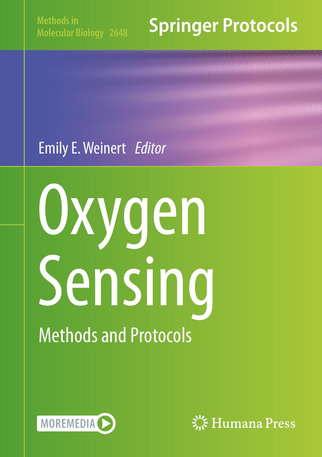 Oxygen Sensing: Methods and Protocols by Emily E. Weinert