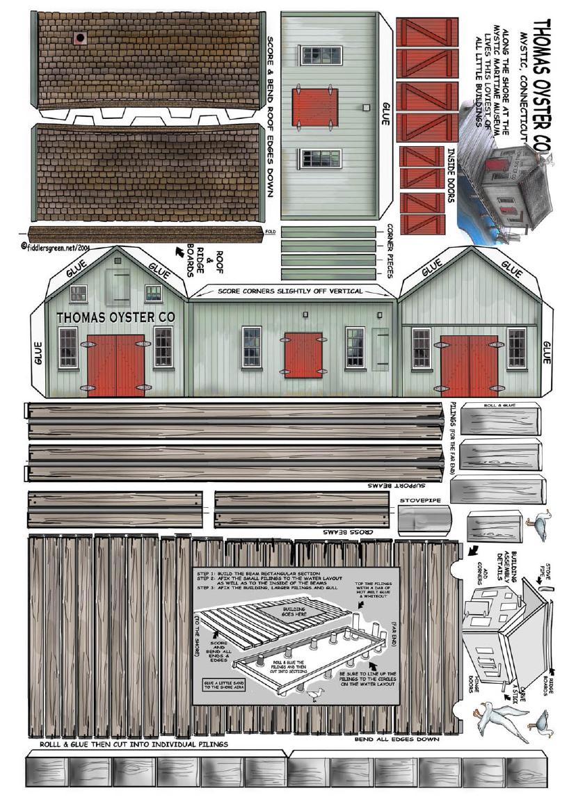 Oyster House Z Scale by Unknown