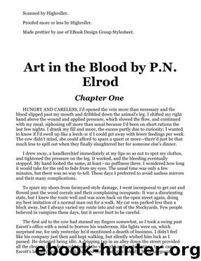 P N Elrod-The Vampire Files 04 by Art in the Blood