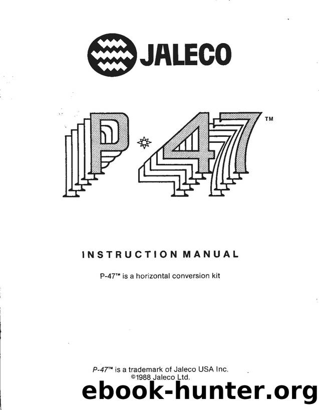 P-47 Instruction Maual by JALECO