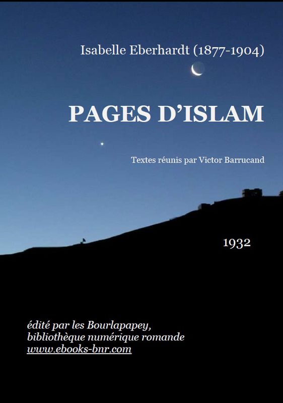 PAGES D'ISLAM by Isabelle Eberhardt