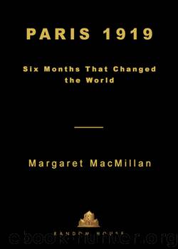PARIS 1919 by Margaret MacMillan