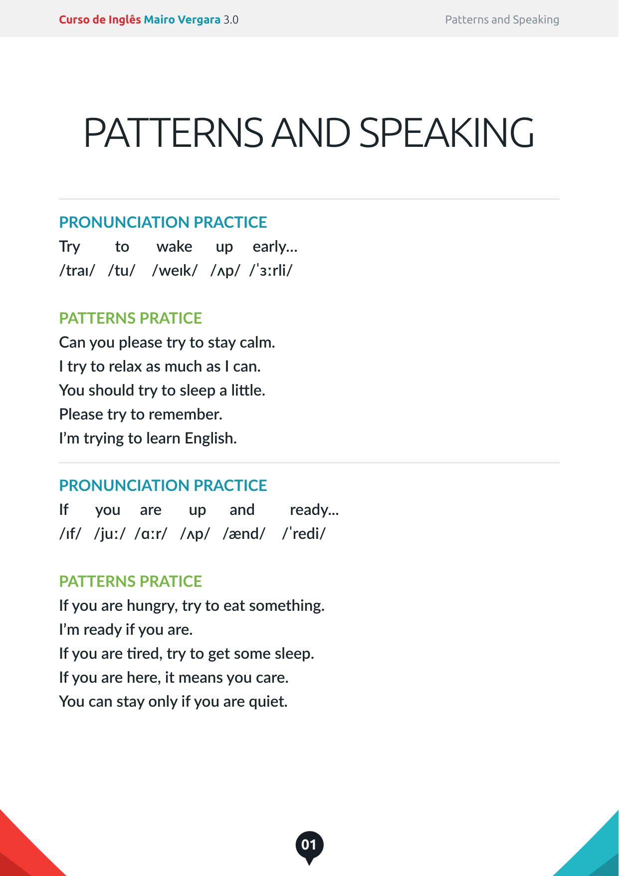 PATTERNS AND SPEAKING PRACTICE 02 by Unknown