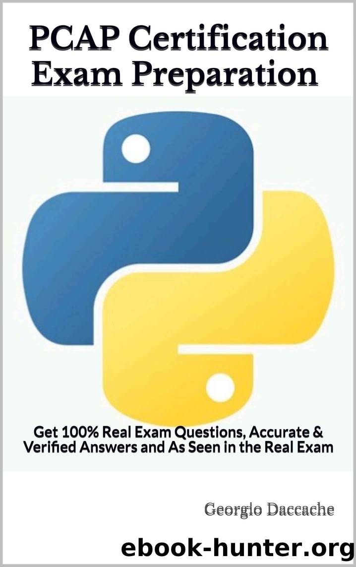 PCAP Certification Exam Preparation by Daccache Georgio