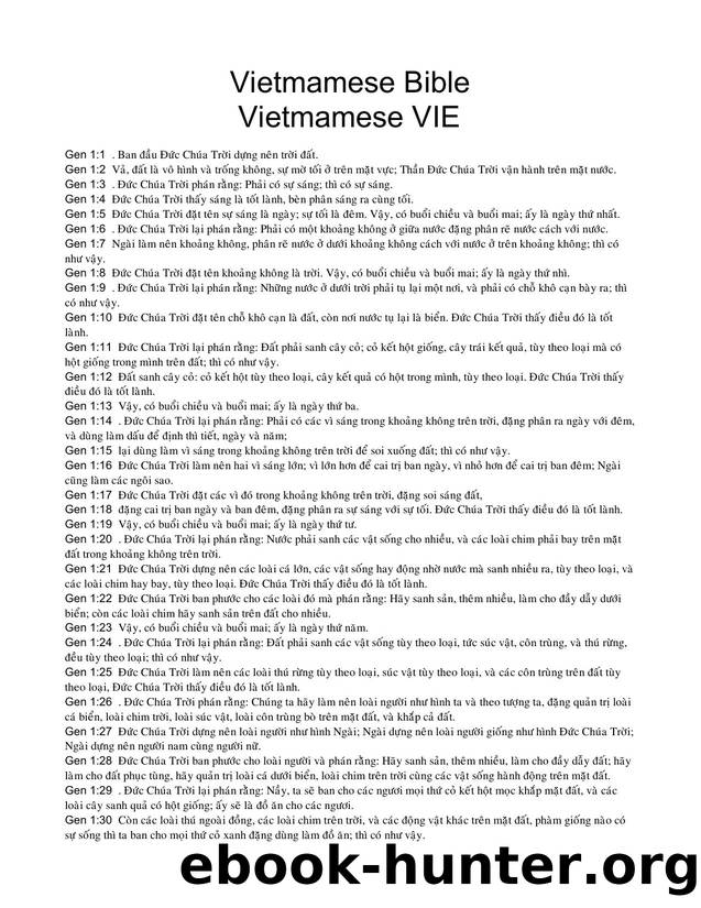 PDF Bible Vietnamese VIE by Unknown
