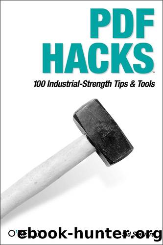 PDF Hacks by Sid Steward