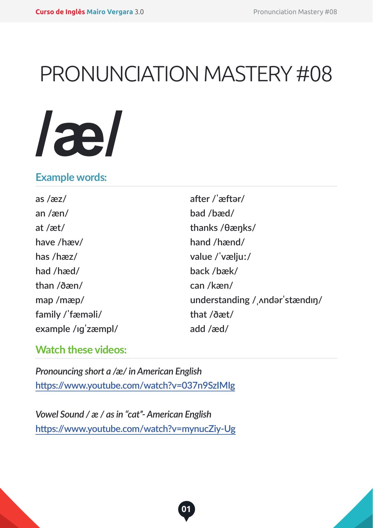 PDF PM 08 by æ sound as in HAVE