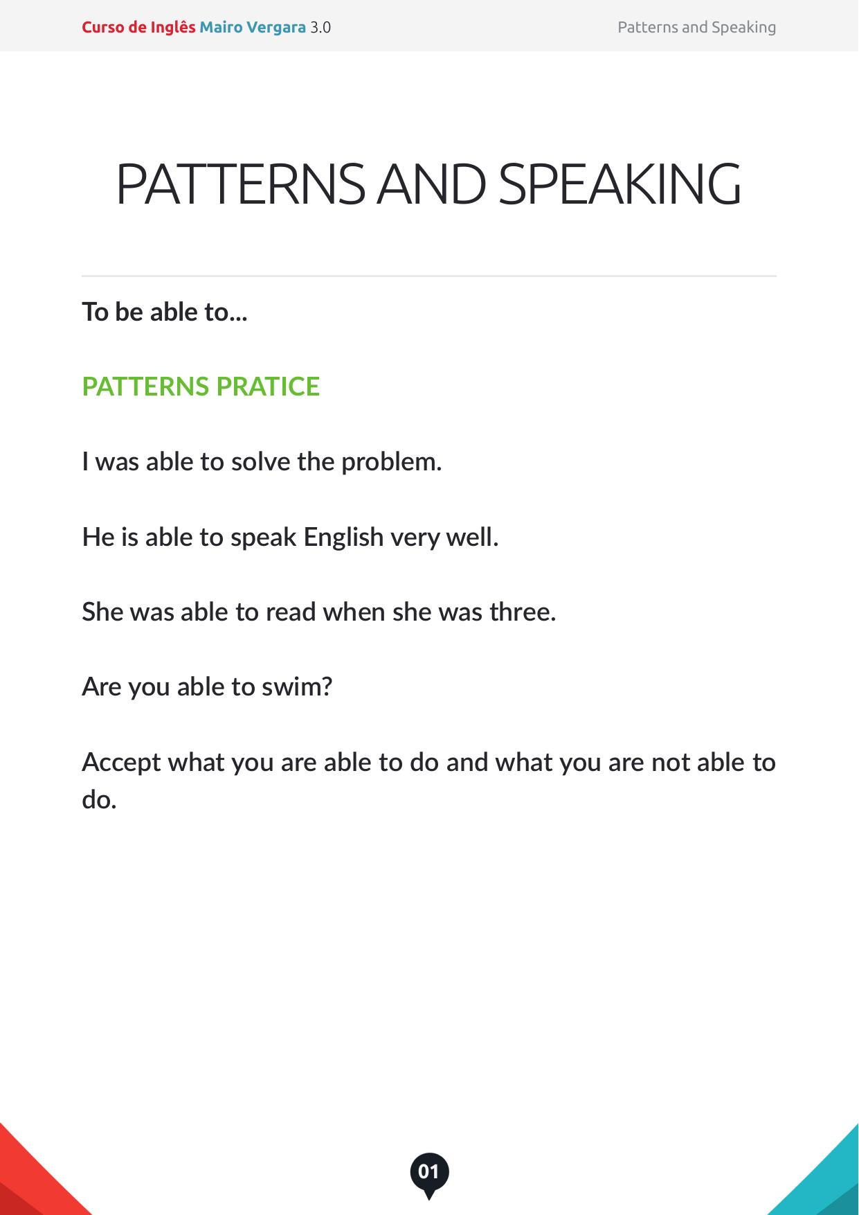 PDF Patterns and Speaking 08 by Unknown