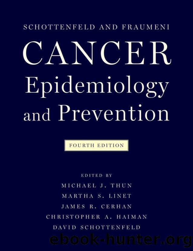 PDF generated by "Newgen_sugumar by Michael Thun Martha S. Linet James R. Cerhan Christopher A. Haiman David Schottenfeld