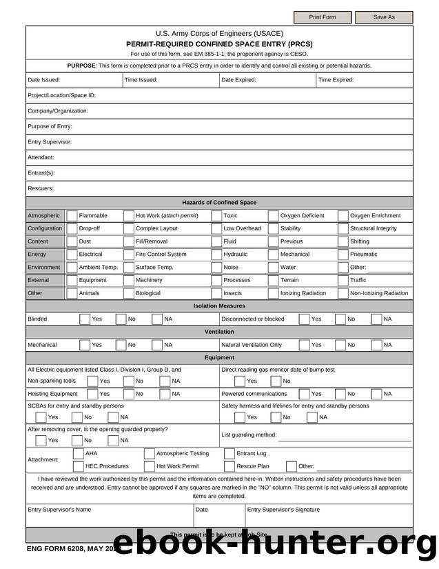 PERMIT-REQUIRED CONFINED SPACE ENTRY (PRCS) by Darwin Chen