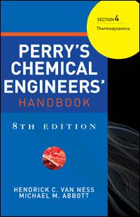 PERRYS CHEMICAL ENGINEERS HANDBOOK 8/E SECTION 4 THERMODYNAMICS