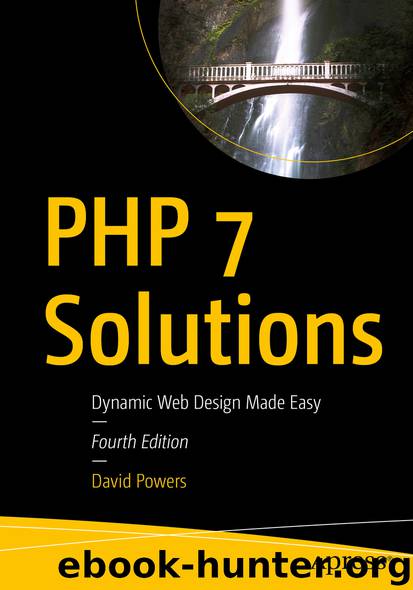PHP 7 Solutions by David Powers