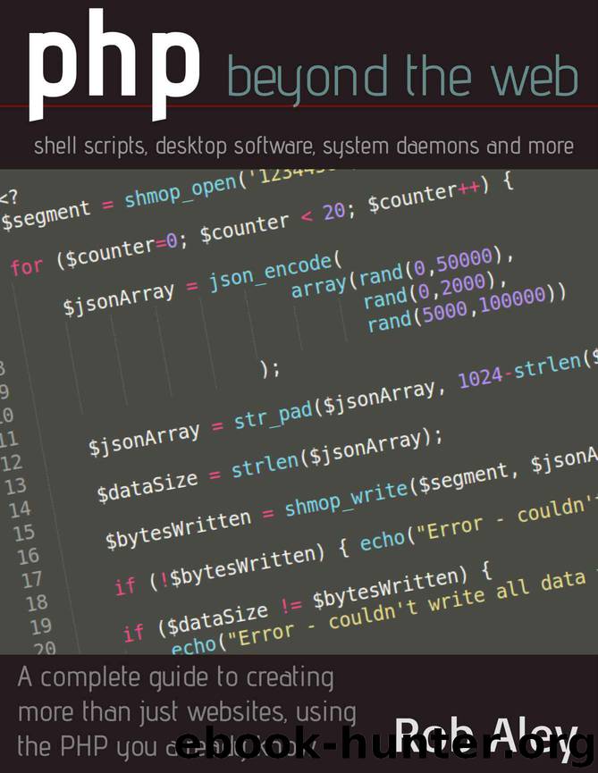 PHP Beyond the web by Aley Rob