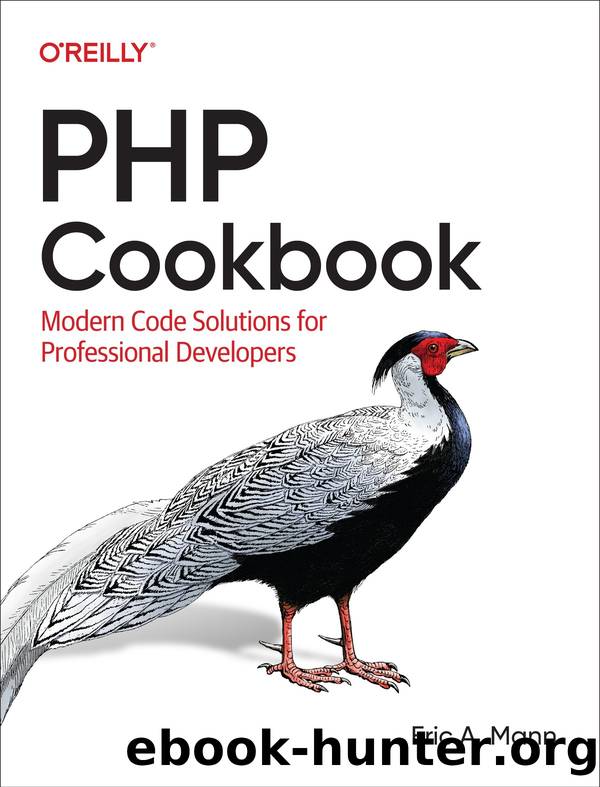 PHP Cookbook by Eric A. Mann