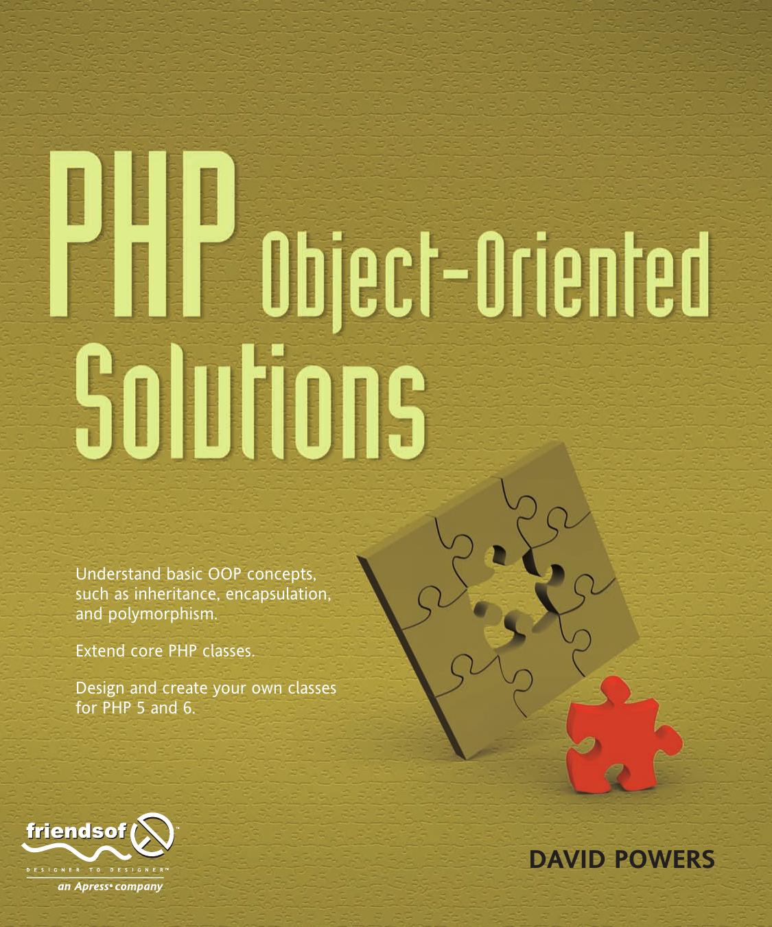 PHP Object Oriented Solutions by David Powers