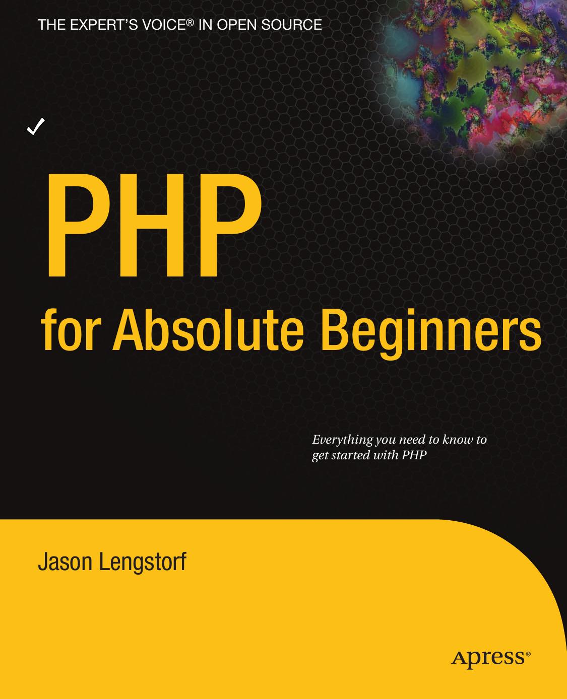 PHP for Absolute Beginners by Unknown
