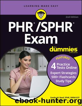 PHRSPHR Exam For Dummies with Online Practice by Sandra M. Reed