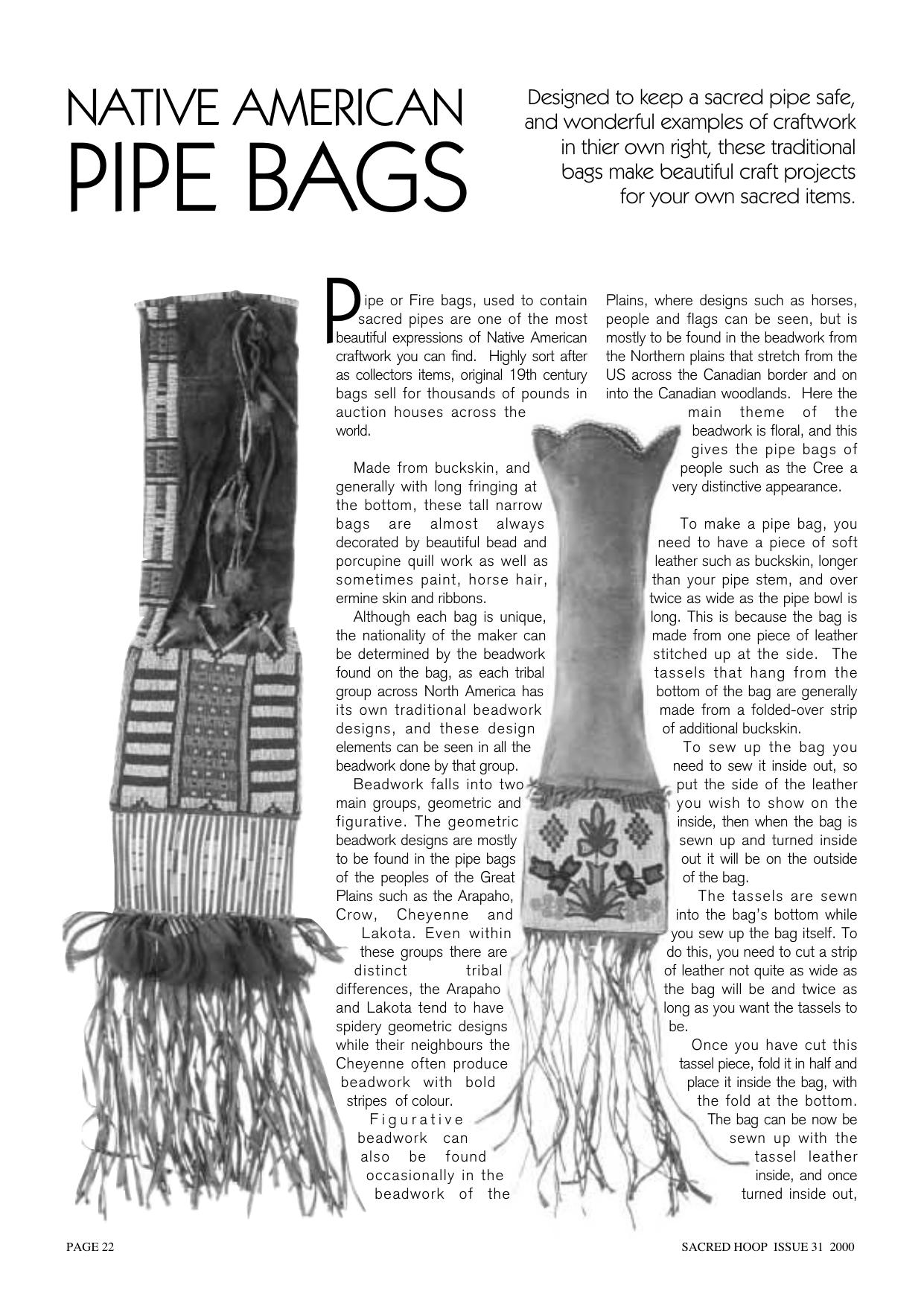 PIPE BAGS by Unknown