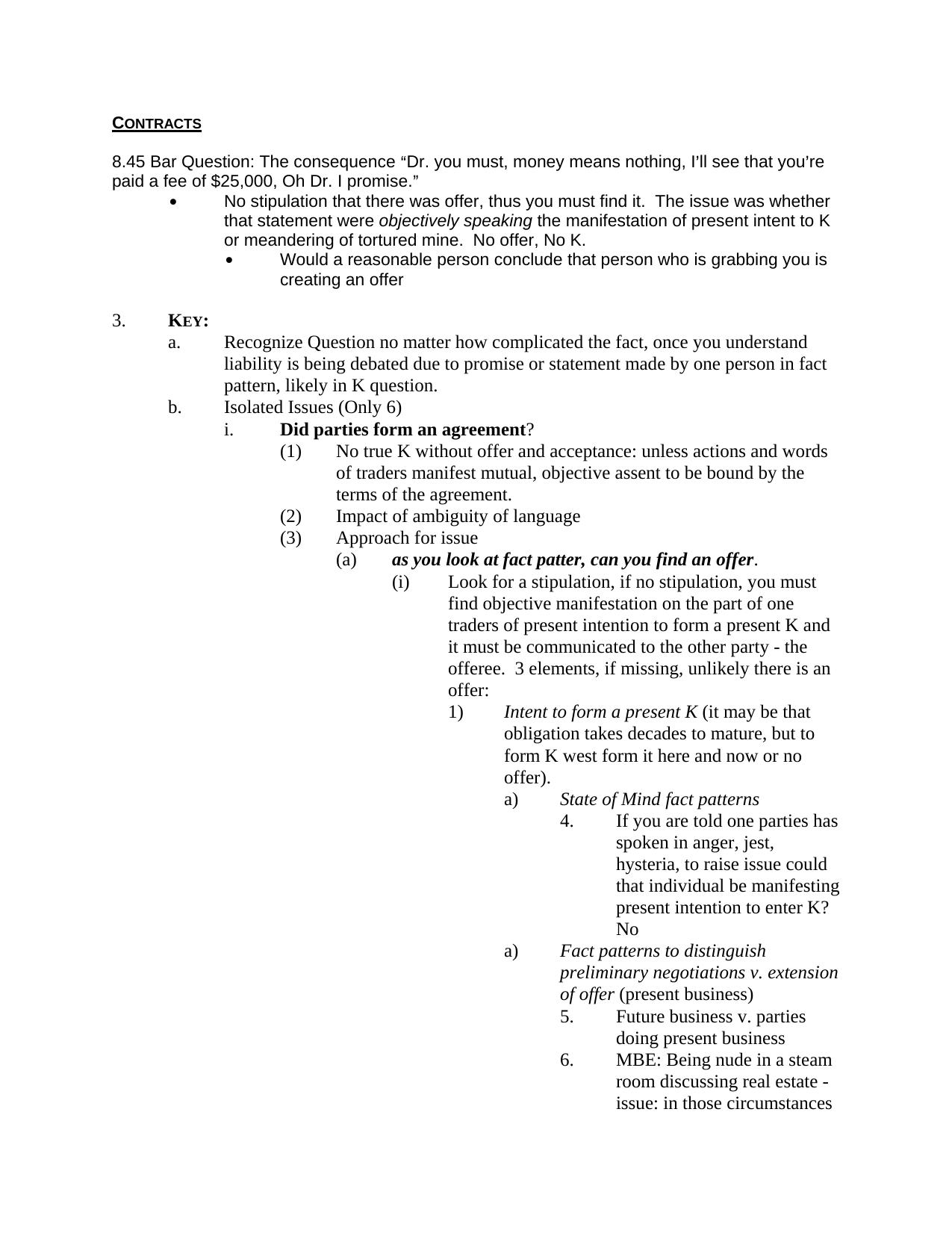 PMBR Contracts I by Unknown