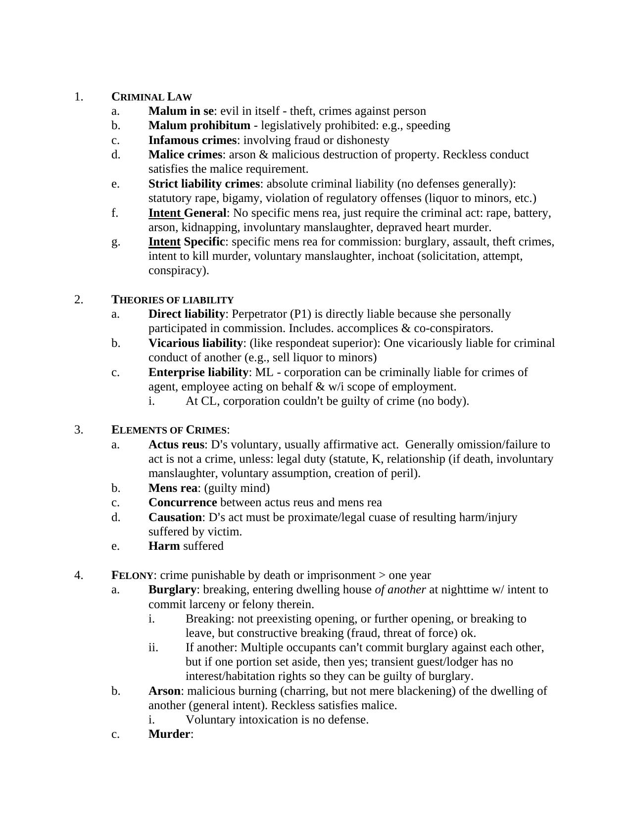 PMBR Criminal Law II by Unknown