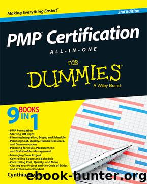 PMP Certification All-In-One Desk Reference for Dummies by Cynthia Stackpole Snyder