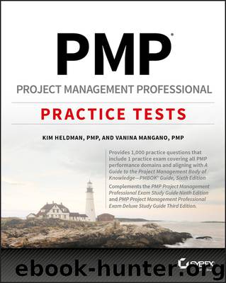 PMP Project Management Professional Practice Tests by Kim Heldman & Vanina Mangano