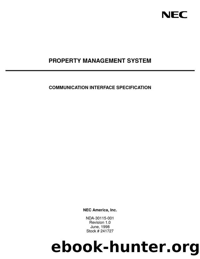 PMS Communication Interface by EZ Manuals