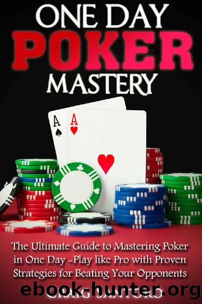 POKER: ONE DAY POKER MASTERY: The Ultimate Guide to Mastering Poker in One Day! Play like Pro with Proven Strategies for Beating Your Opponents. by Craig Santoro