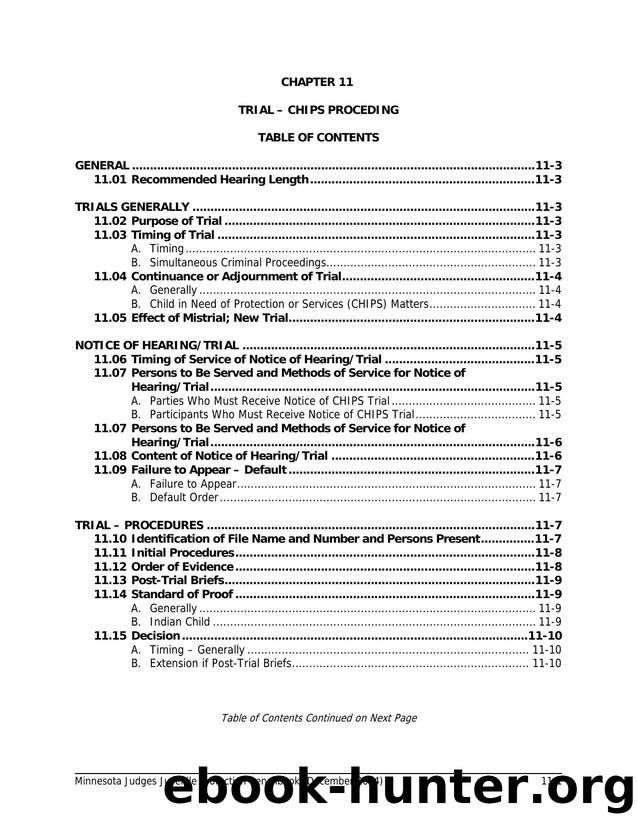 PRELIMINARY PROTECTIVE HEARING CHECKLIST by BossartK