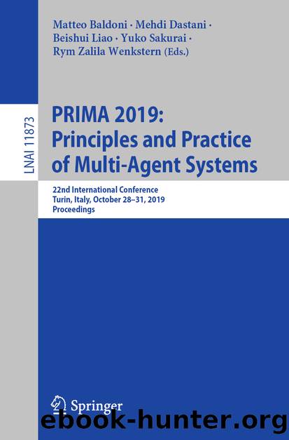 PRIMA 2019: Principles and Practice of Multi-Agent Systems by Unknown