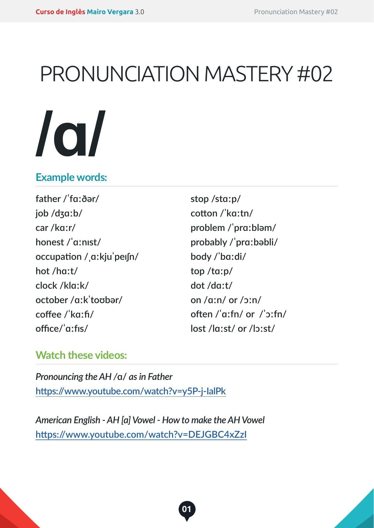 PRONUNCIATION MASTERY 02 by Unknown