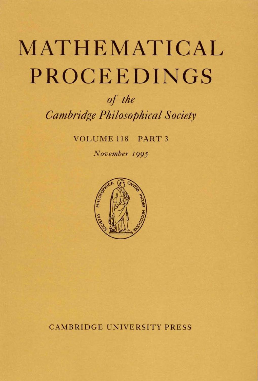 PSP volume 118 issue 3 Cover and Front matter by Unknown