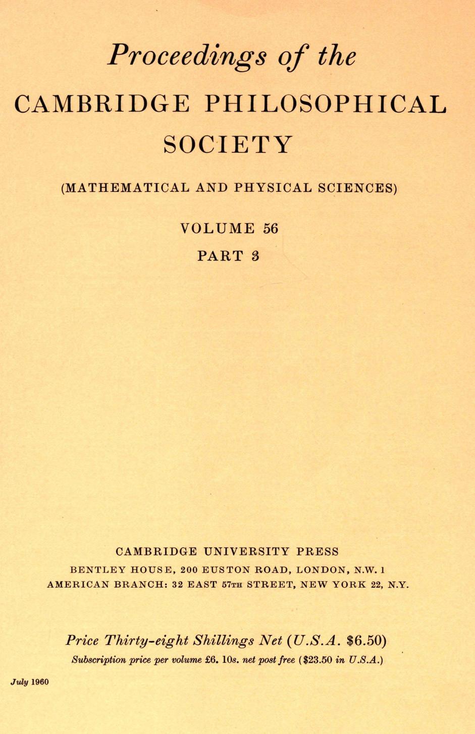 PSP volume 56 issue 3 Cover and Front matter by Unknown